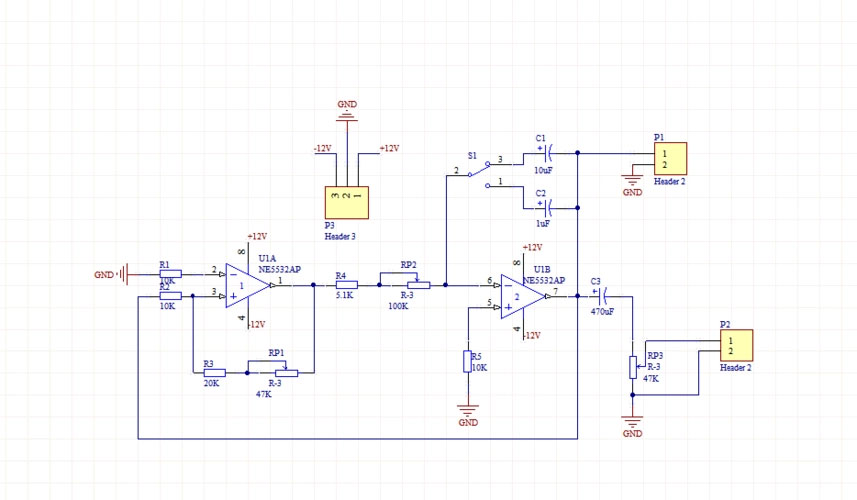 High frequency PCB design circuit diagram
