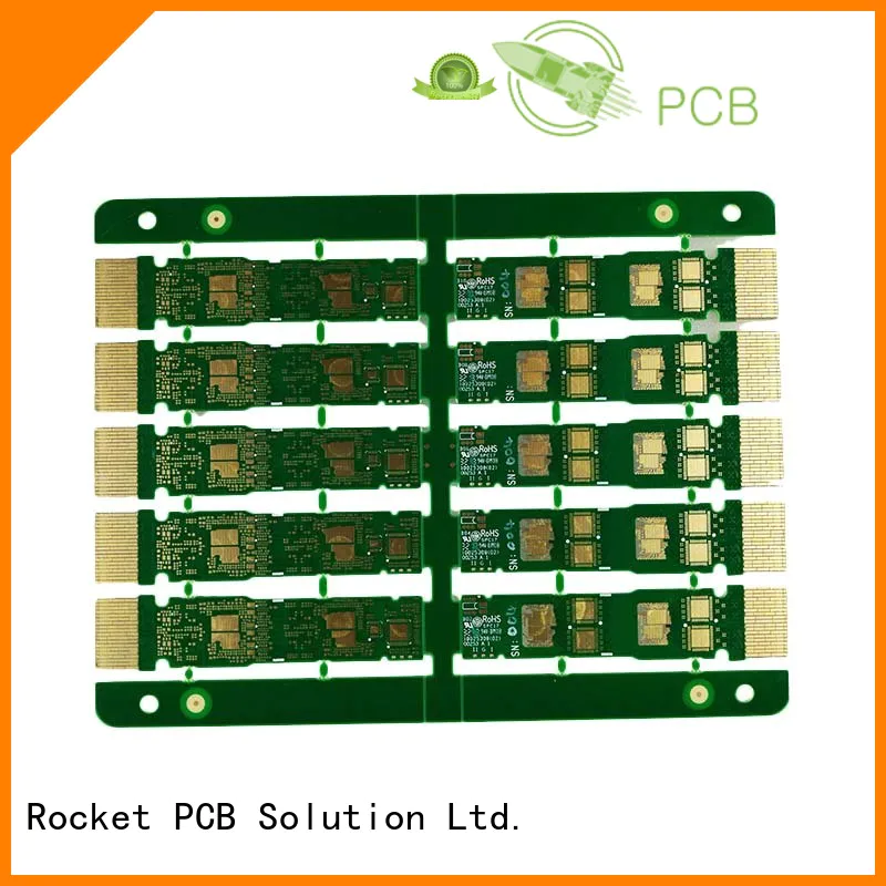 Gold finger pcb plated gold pcb staged finger PCB long-short PCB fabrication