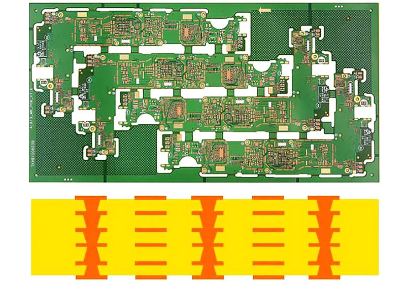 Rocket PCB stacked any-layer pcb fabrication bulk production